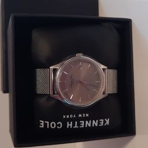 Kenneth Cole Mesh Band Silver Watch (Needs New Battery)